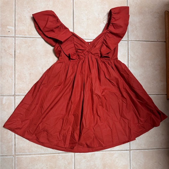 Entro Sunset Ruffle Mini Dress - Picture 6 of 16